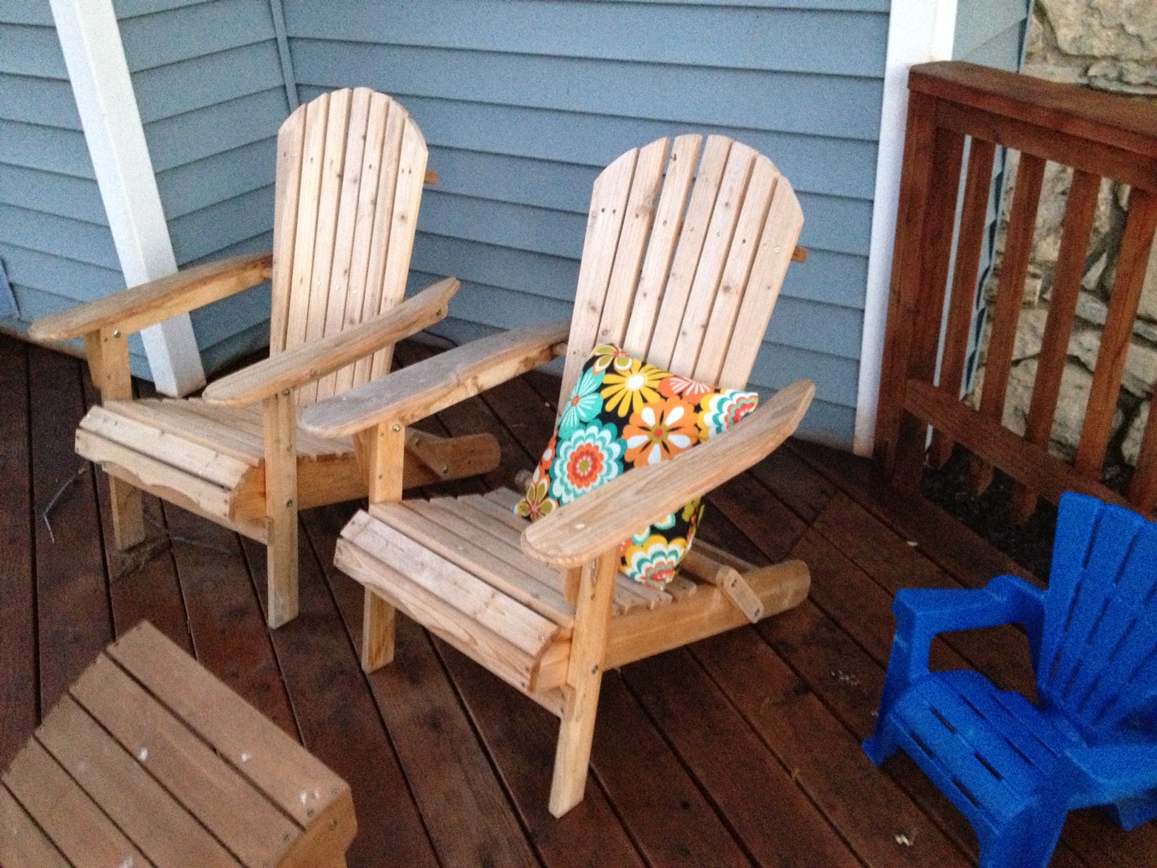 Deck Furniture Adirondack chairs